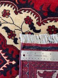 21917- Khal Mohammad Afghan Hand-Knotted Authentic/Traditional/Rug/Size: 9'0" x 2'1"/274cm x 64cm