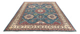 26988-Kazak Hand-Knotted/Handmade Afghan Rug/Carpet Tribal/Nomadic Authentic/ Size: 9'8" x 8'0"