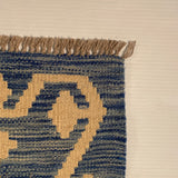 27025- Kelim Hand-Woven/Flat Weaved/Handmade Afghan /Carpet Tribal/Nomadic Authentic/Size: 7'9" x 5'8"