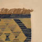 26932- Kelim Hand-Woven/Flat Weaved/Handmade Afghan /Carpet Tribal/Nomadic Authentic/Size: 7'7" x 5'7"