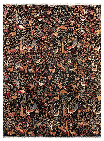 26903- Royal Chobi Ziegler Afghan Hand-Knotted Contemporary/Traditional/Size: 12'1" x 9'0"