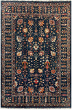 26892- Royal Chobi Ziegler Afghan Hand-Knotted Contemporary/Traditional/Size: 9'4" x 7'1"