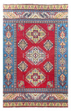 26931-Kazak Hand-Knotted/Handmade Afghan Rug/Carpet Tribal/Nomadic Authentic/ Size: 9'1" x 6'7"