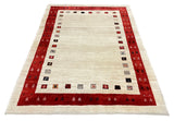 27032- Lori Gabbeh/ Persian Hand-knotted Authentic/Tribal/Nomadic/ Gabbeh / Size: 6'10" x 5'0"