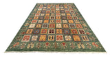 19783 - Chobi Ziegler Hand-Knotted/Handmade Afghan Rug/Carpet Modern Authentic/Size: 10'9" x 8'2"
