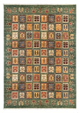 19783 - Chobi Ziegler Hand-Knotted/Handmade Afghan Rug/Carpet Modern Authentic/Size: 10'9" x 8'2"