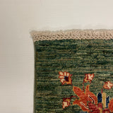 19783 - Chobi Ziegler Hand-Knotted/Handmade Afghan Rug/Carpet Modern Authentic/Size: 10'9" x 8'2"