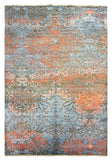 22256 - Indian Hand-knotted/Hand-weaved Rug/Modern/Carpet Authentic/Classic/Contemporary/Modern/Size: 7'9" x 5'5"