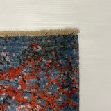 22256 - Indian Hand-knotted/Hand-weaved Rug/Modern/Carpet Authentic/Classic/Contemporary/Modern/Size: 7'9" x 5'5"