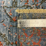 22256 - Indian Hand-knotted/Hand-weaved Rug/Modern/Carpet Authentic/Classic/Contemporary/Modern/Size: 7'9" x 5'5"