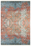 22255 -Aagra  Indian Hand-knotted/Hand-weaved Rug/Modern/Carpet Authentic/Classic/Contemporary/Modern/Size: 7'9" x 5'4"/ 236cm x 163cm