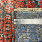 22255 - Indian Hand-knotted/Hand-weaved Rug/Modern/Carpet Authentic/Classic/Contemporary/Modern/Size: 7'9" x 5'4"