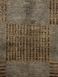 21736-Chobi Ziegler Hand-Knotted/Handmade Afghan Rug/Carpet Modern Authentic/Size: 6'5" x 5'0"