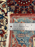 27045- Isfahan Persian Hand-Knotted Authentic/Traditional Carpet/Rug/Silk base/ Size: 3'0'' x 2'0''