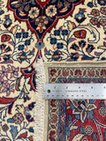 27082-Sarough Hand-Knotted/Handmade Persian Rug/Carpet Traditional Authentic/ Size: 4'11"x 3'5"