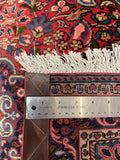 27047-Sarough Hand-Knotted/Handmade Persian Rug/Carpet Traditional Authentic/ Size: 5'9"x 2'3"