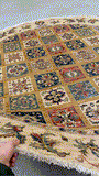 18676-Chobi Ziegler Hand-Knotted/Handmade Afghan Rug/Carpet Tribal/Nomadic Authentic/ Size: 5'9" x 6'0"
