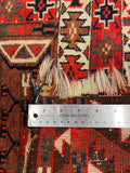 15150-Hatchlu Antique-1929 Handmade/Hand-Knotted Persian Rug/Carpet Tribal/Nomadic Authentic/ Size: 4'8" x 4'9"