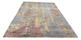 24854- Damask Hand-Knotted/Handmade Indian Rug/Carpet Modern Authentic / Size: 13'2" x 10'0"/401cm x 305cm