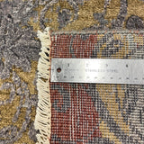 24854- Damask Hand-Knotted/Handmade Indian Rug/Carpet Modern Authentic / Size: 13'2" x 10'0"/401cm x 305cm