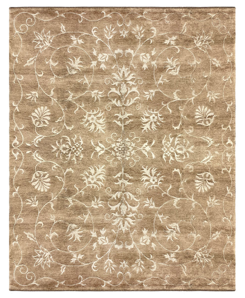 19859- Royal Chobi Ziegler Hand-Knotted Afghan Rug/Carpet Traditional/Authentic/ Size: 9'8" x 7'9"