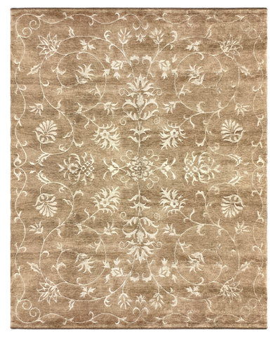 19859- Royal Chobi Ziegler Hand-Knotted Afghan Rug/Carpet Traditional/Authentic/ Size: 9'8" x 7'9"