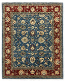 22278 - Chobi Ziegler Hand-knotted/Handmade Afghan Rug/Carpet Traditional Authentic/Size: 9'7" x 7'9"