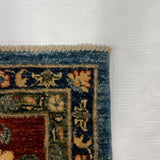 22278 - Chobi Ziegler Hand-knotted/Handmade Afghan Rug/Carpet Traditional Authentic/Size: 9'7" x 7'9"