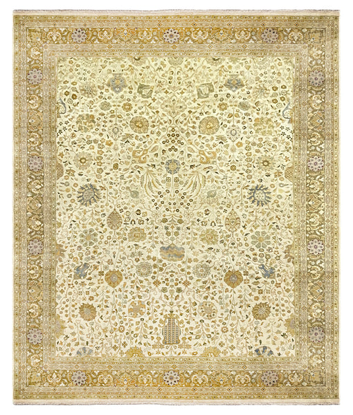 19869-Chobi Ziegler Hand-Knotted/Handmade Afghan Rug/Carpet Modern Authentic/Size: 9'6" x 8'1"
