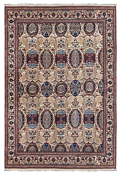 19993-Kashmar Hand-Knotted/Handmade Persian Rug/Carpet Tribal/Nomadic Authentic/ Size: 13'4 x 10'0
