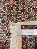 26727-Moud Handmade/Hand-Knotted Persian Rug/Traditional/Carpet Authentic/ Size: 7'9" x 5'7"