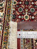 26720-Moud Handmade/Hand-Knotted Persian Rug/Traditional/Carpet Authentic/ Size/: 3'0" x 2'0"