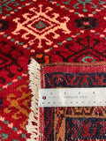 26785-Hamadan Hand-Knotted/Handmade Persian Rug/Carpet Tribal/Nomadic Authentic/ Size: 2'8" x 2'5"