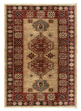 27129- Royal Shirvan Hand-Knotted/Handmade Azerbaijan Rug/Carpet Tribal/Nomadic Authentic/ Size:3'6" x 2'8"/107cm x 81cm