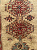 27129- Royal Shirvan Hand-Knotted/Handmade Azerbaijan Rug/Carpet Tribal/Nomadic Authentic/ Size:3'6" x 2'8"/107cm x 81cm
