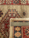27129- Royal Shirvan Hand-Knotted/Handmade Azerbaijan Rug/Carpet Tribal/Nomadic Authentic/ Size:3'6" x 2'8"/107cm x 81cm
