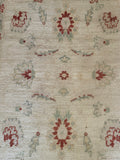 19217-Chobi Ziegler Hand-knotted/Handmade Afghan Rug/Carpet Tribal/Nomadic Authentic/ Size: 4'11''x 2'9''
