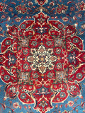 27134- Antique Tabriz Persian Hand-knotted Carpet Authentic/Traditional Carpet/Rug/Size: 11'0" x 8'4"/335cm x 254cm
