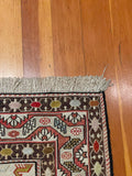 27135 - Kilim Hand-Woven/Flat Weaved/Handmade Afghan Kelim/Carpet Tribal/Nomadic Authentic/Size: 6'9" x 4'3"/206cm x 130cm