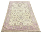 26859- Royal Ushak Hand-Knotted/Handmade Indian Rug/Carpet Traditional/Authentic/Size: 6'2" x 4'0"