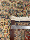 19426- Tabriz Persian Hand-knotted Carpet Authentic/Traditional Carpet/Rug/Size: 14'4" x 9'10"