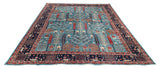 26114-Royal Chobi Ziegler Hand-knotted/Handmade Afghan Rug/Carpet Traditional Authentic/ Size: 11'8" x 8'9"