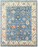 26798- Royal Ushak Hand-Knotted/Handmade Indian Rug/Carpet Traditional/Authentic/Size: 10'2" x 8'1"