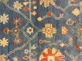26798- Royal Ushak Hand-Knotted/Handmade Indian Rug/Carpet Traditional/Authentic/Size: 10'2" x 8'1"