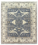 26839- Royal Ushak Hand-Knotted/Handmade Indian Rug/Carpet Traditional/Authentic/Size: 9'10" x 8'4"