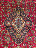25723-Kashan Hand-Knotted/Handmade Persian Rug/Carpet Traditional/Authentic/Size: 11'9" x 8'2"