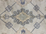 26845- Royal Ushak Hand-Knotted/Handmade Indian Rug/Carpet Traditional/Authentic/Size: 8'11" x 6'2"