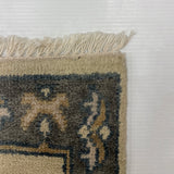 26833- Royal Ushak Hand-Knotted/Handmade Indian Rug/Carpet Traditional/Authentic/Size: 11'7" x 8'11"
