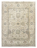 26832- Royal Ushak Hand-Knotted/Handmade Indian Rug/Carpet Traditional/Authentic/Size: 11'11" x 9'0"