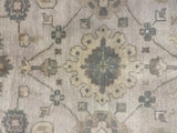 26832- Royal Ushak Hand-Knotted/Handmade Indian Rug/Carpet Traditional/Authentic/Size: 11'11" x 9'0"
